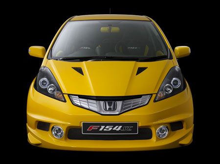 Honda on Yellow Honda Fit Modification   Auto Car Modification